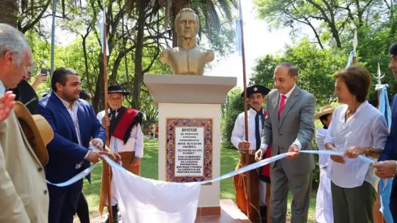 Descubrieron en Metán un busto del Coronel Ignacio Sierra