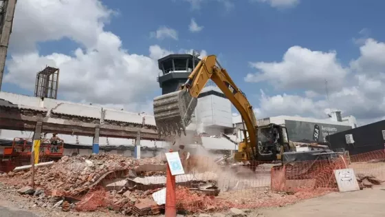 Avanzan las obras en el aeropuerto Martín Miguel de Güemes