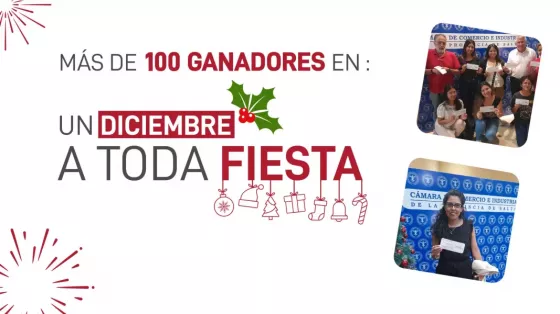 El lunes 6 de enero se realizará el último sorteo de “Un diciembre a toda fiesta”