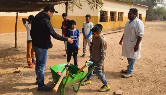 La Delegación de Asuntos Indígenas contribuyó al fortalecimiento de huertas escolares