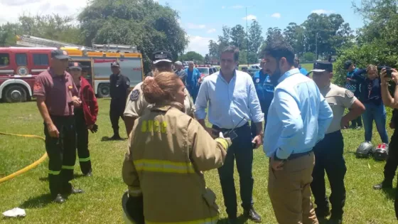 Amplio operativo por siniestro aéreo en zona norte de la ciudad