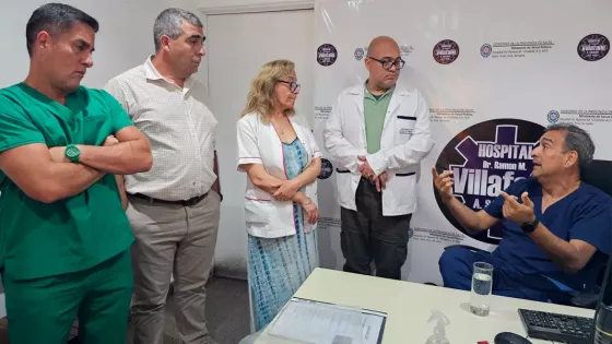 Mangione recorrió hospitales del sur provincial y anunció mejoras en la atención