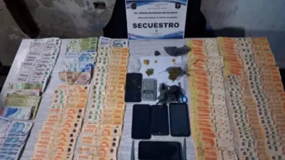 Detenciones y secuestro de droga en barrios de Metán