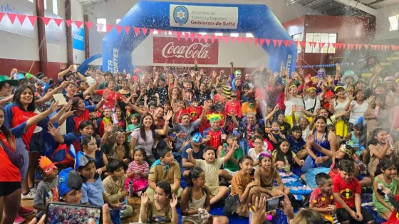 Los participantes de la colonia de vacaciones vivieron una jornada a puro carnaval