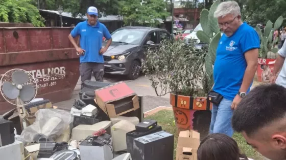 Campaña de recolección de residuos eléctricos y electrónicos para ser reutilizados por alumnos de escuelas técnicas