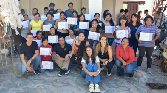 Más de 30 mujeres y personas LGBTIQ+ de San Carlos egresaron del taller de albañilería