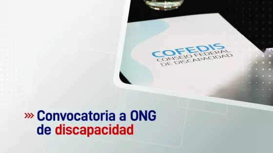 La Secretaría de Discapacidad convoca a ONG a Asamblea Electiva Provincial