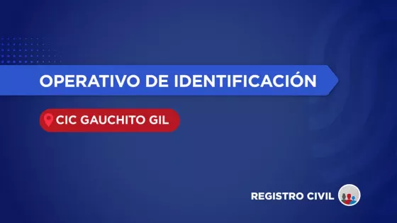 Desde el lunes 10 al viernes 14 de febrero el Registro Civil llegará al CIC del barrio Gauchito Gil